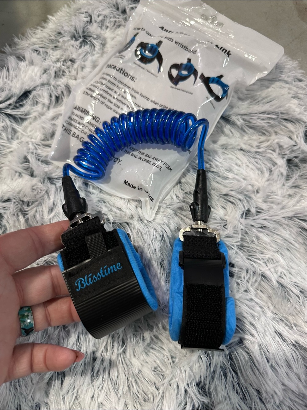 New Blisstime Anti Lost Wrist Link Safety Wrist Link for Toddlers, Babies & Kids